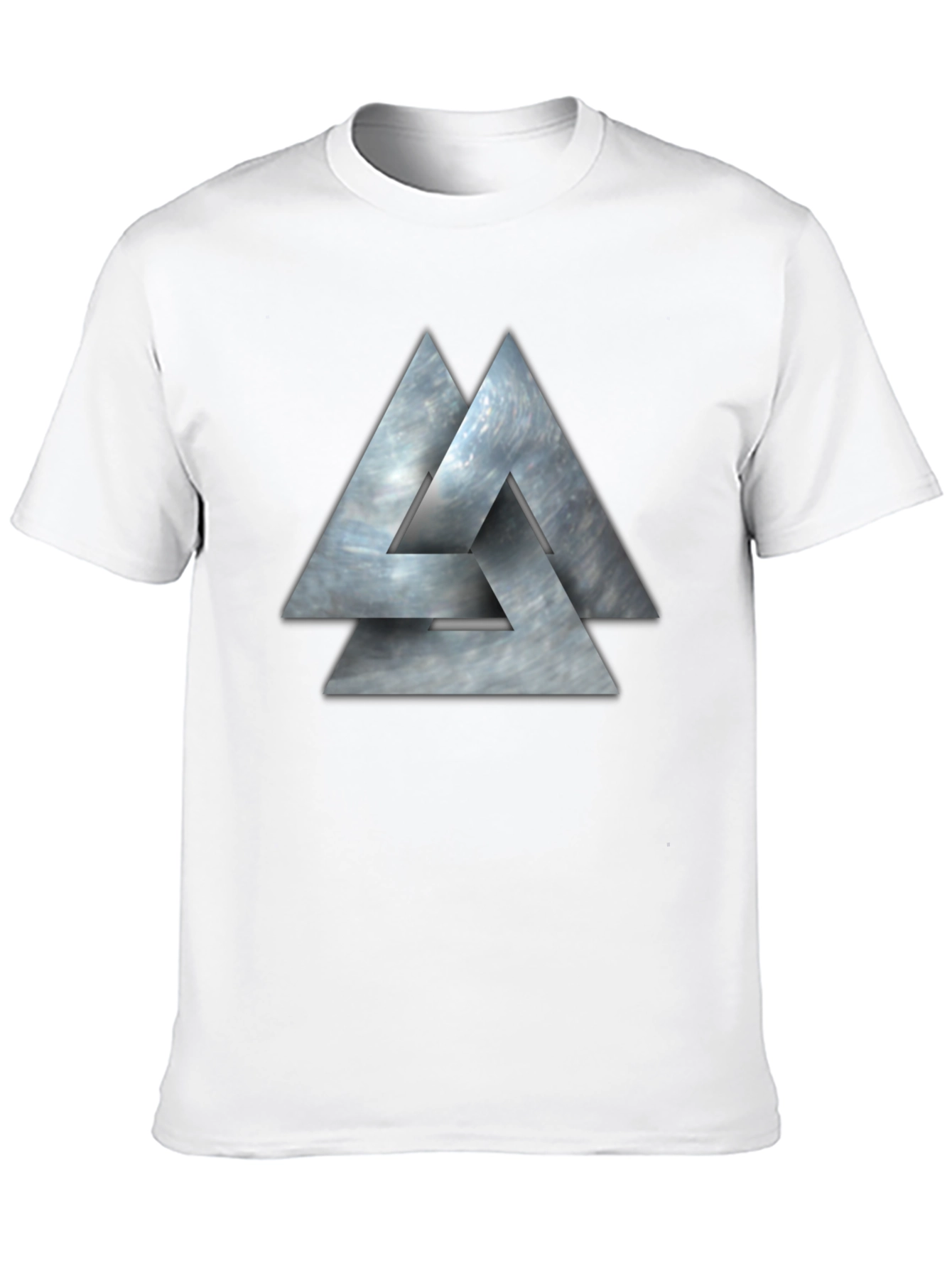 Valknut Viking Symbol Black T-Shirt