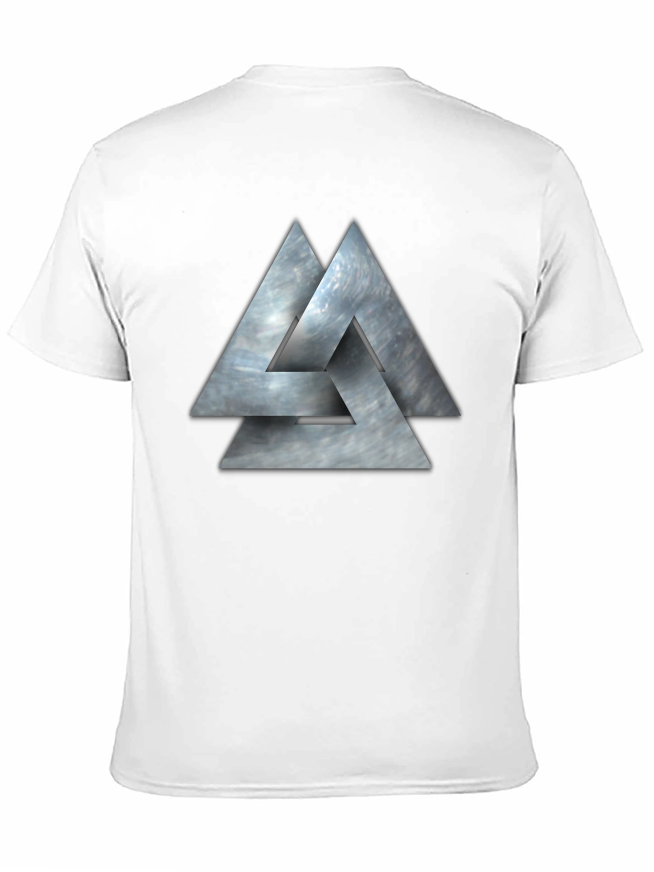 Valknut Viking Symbol Black T-Shirt