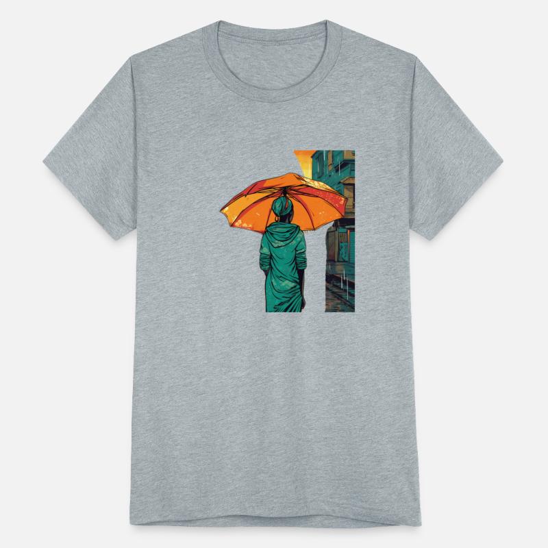 umbrella looking out