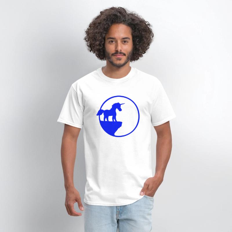 Unicorn Cliff Moon Mountain Night Sweet Silhouette