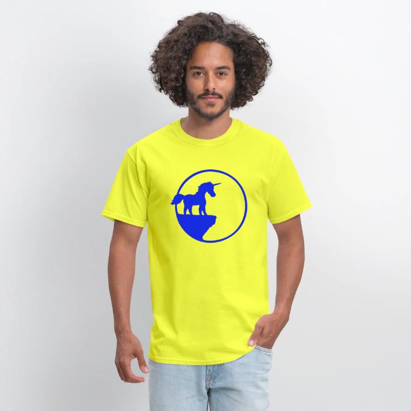 Unicorn Cliff Moon Mountain Night Sweet Silhouette