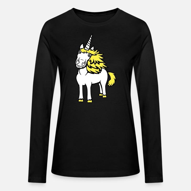 Unicorn Pretty Hair Cute Friendly Cartoon Horse