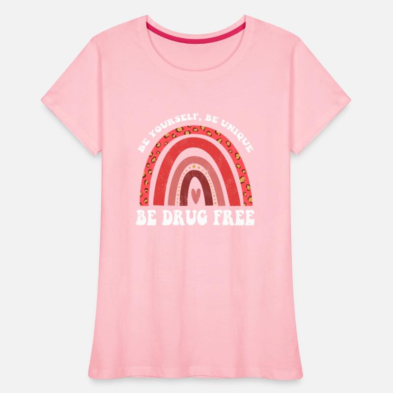 Unique Rainbow Ribbon Week Awareness Wear Red