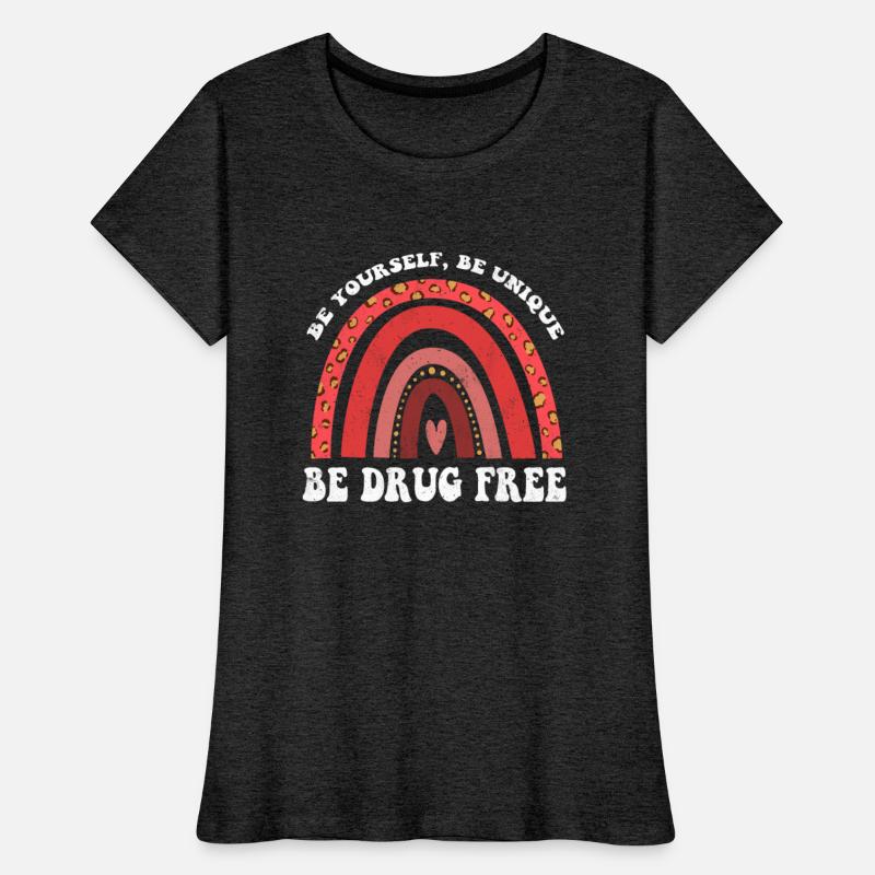 Unique Rainbow Ribbon Week Awareness Wear Red