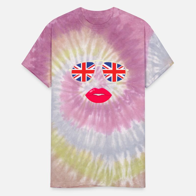 United Kingdom UK Flag Sunglasses Lips