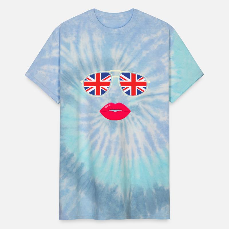 United Kingdom UK Flag Sunglasses Lips
