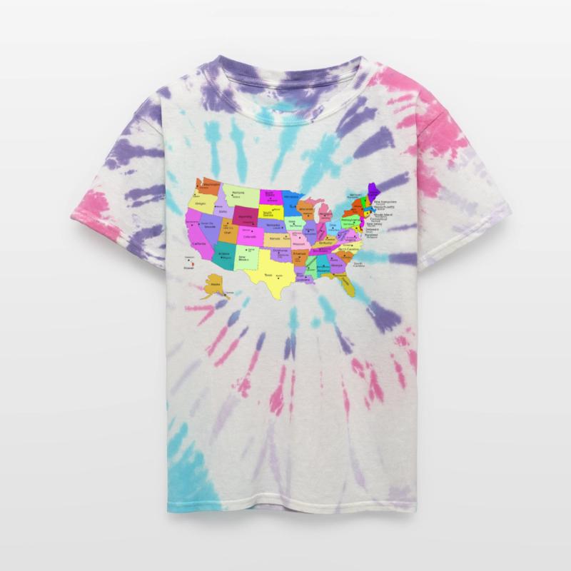 United States Map With Capitals (Fixed)