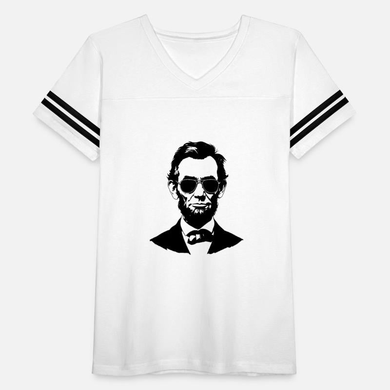 unny Abraham Lincoln wearing sunglasses