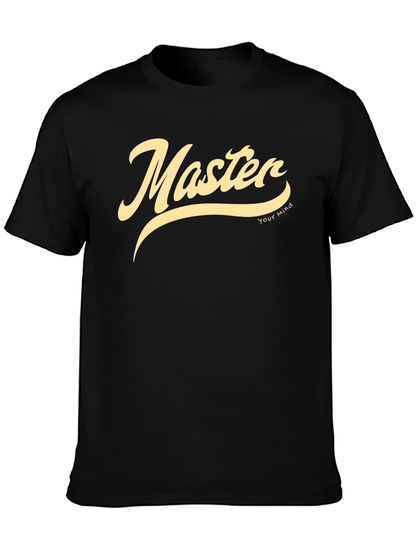 Master Your Mind T-Shirt - Motivational Black Tee
