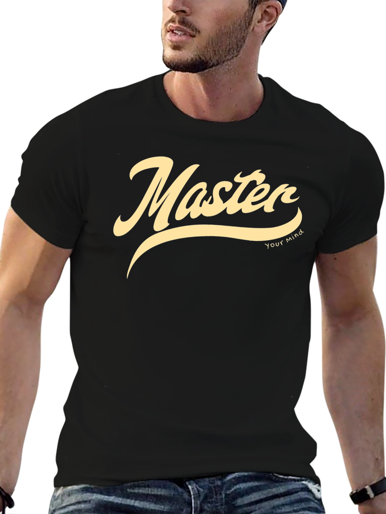 Master Your Mind T-Shirt - Motivational Black Tee