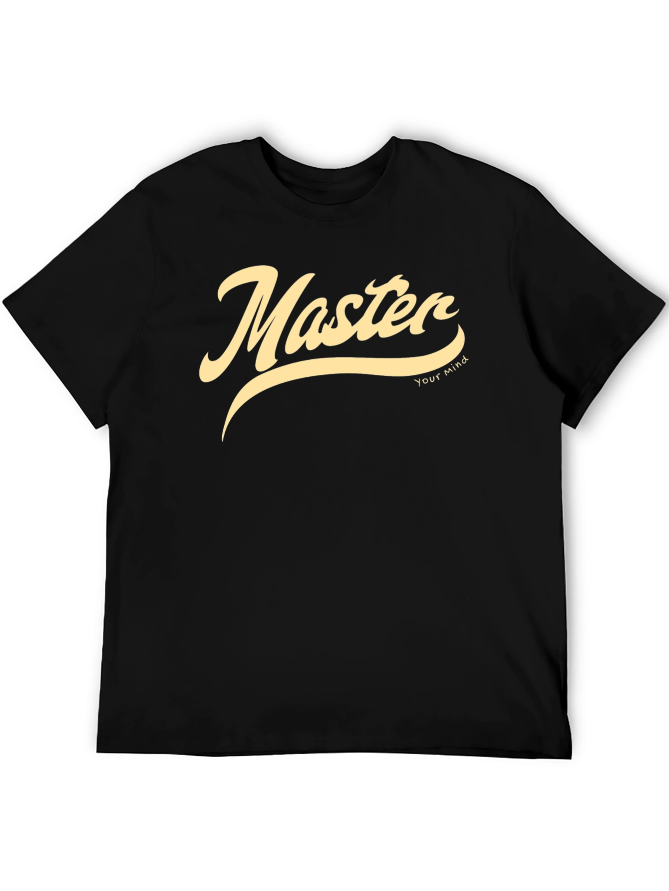Master Your Mind T-Shirt - Motivational Black Tee