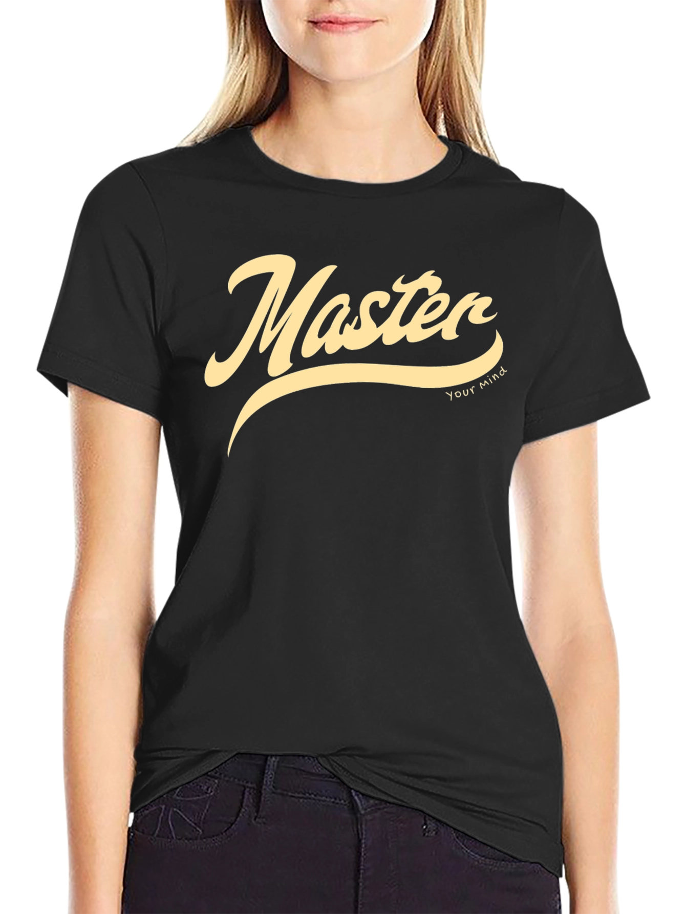 Master Your Mind T-Shirt - Motivational Black Tee