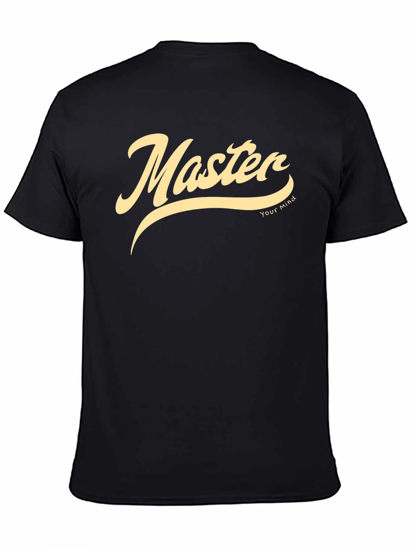 Master Your Mind T-Shirt - Motivational Black Tee