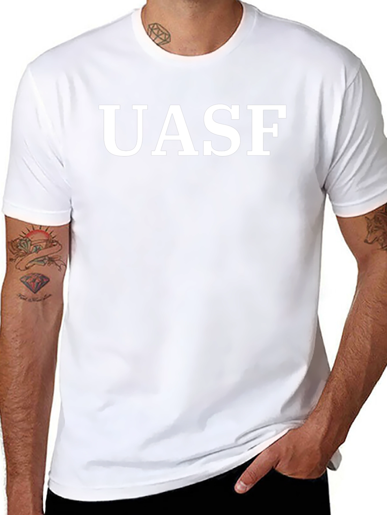 UASF Graphic Tee - Black Cotton T-Shirt