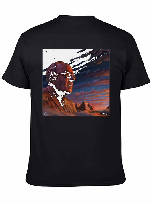 Artistic Portrait Black T-Shirt