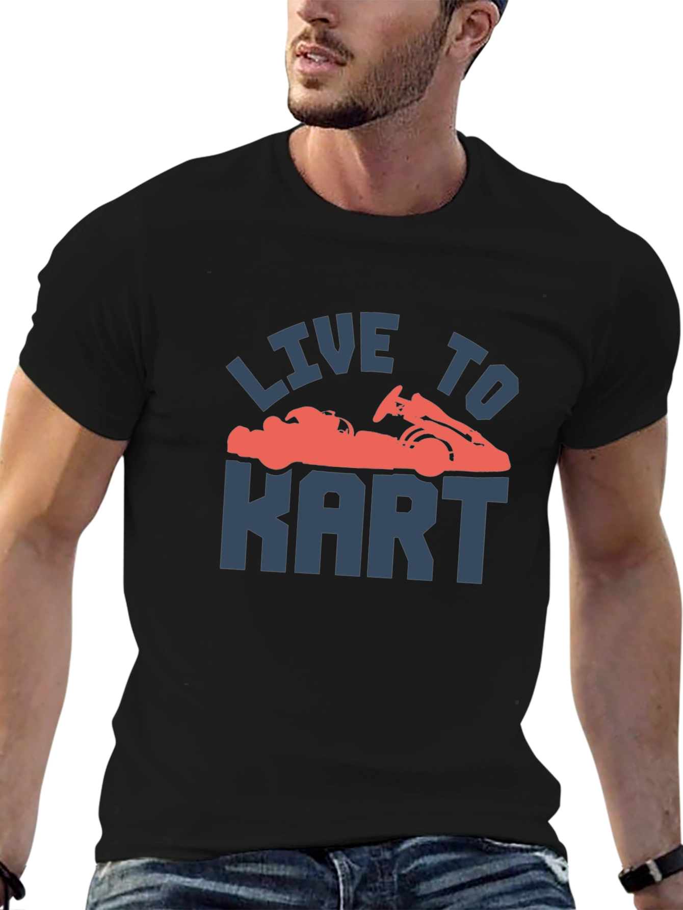 Live to Kart T-Shirt - Racing Kart Graphic Tee