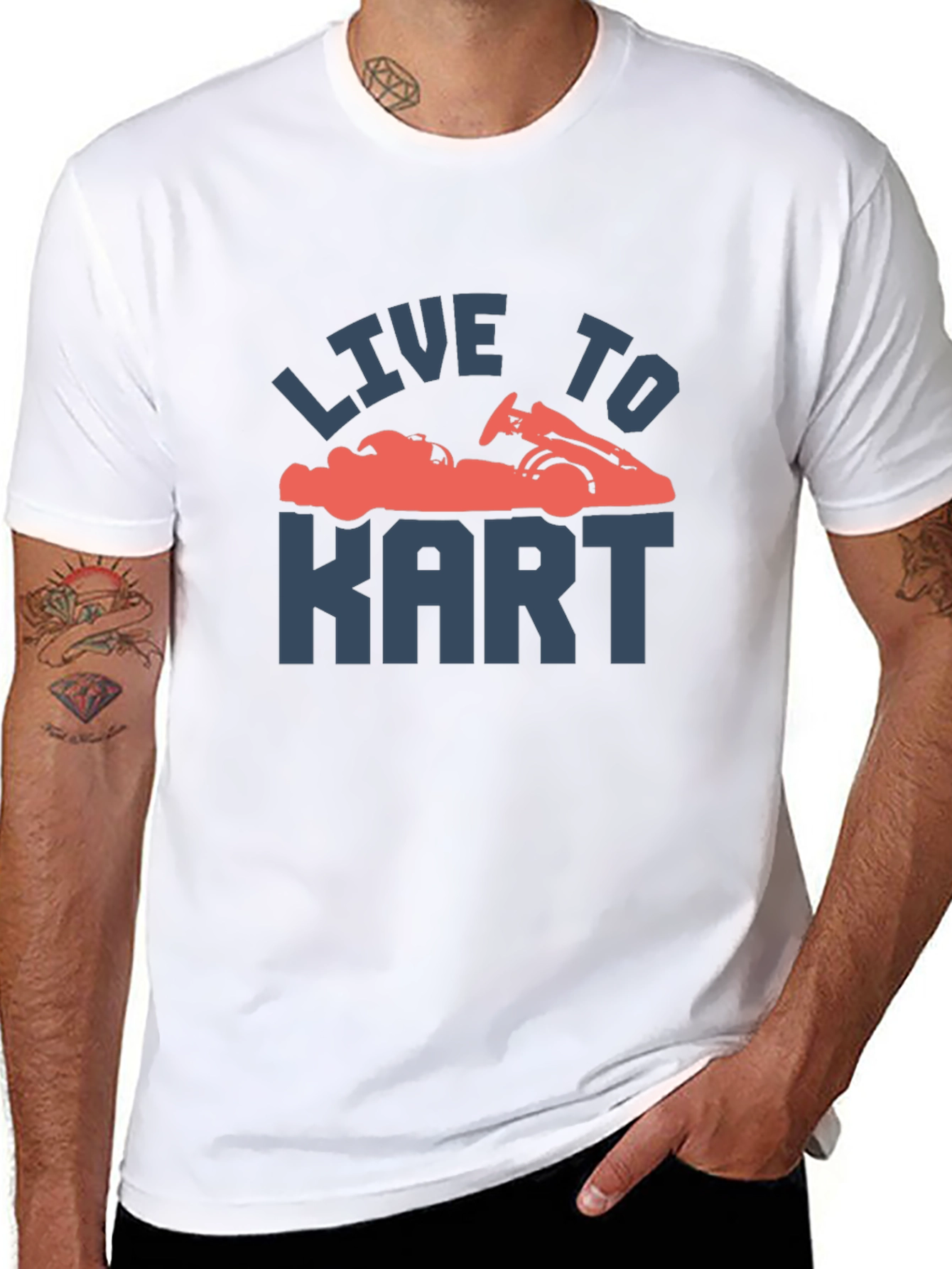 Live to Kart T-Shirt - Racing Kart Graphic Tee