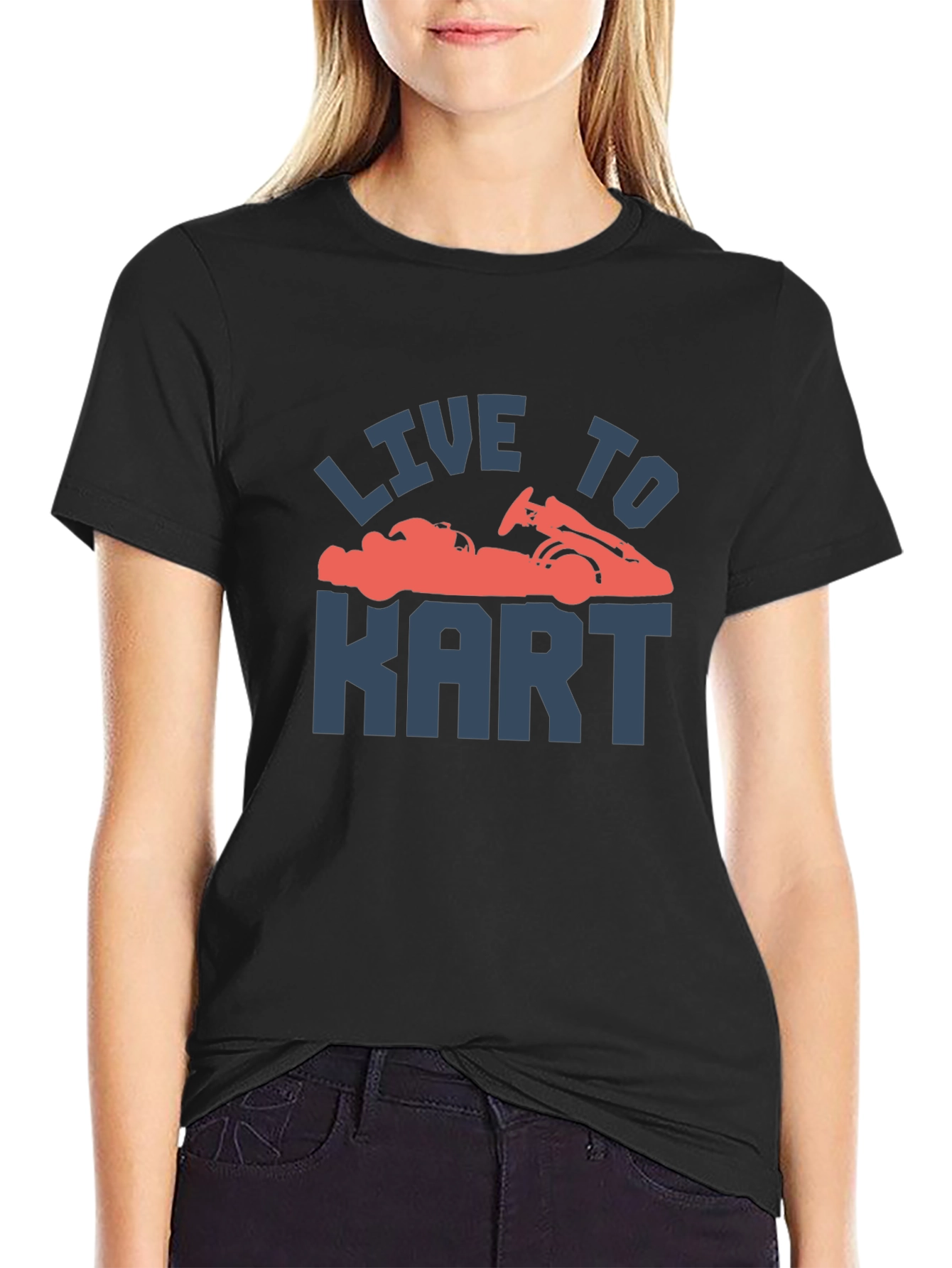 Live to Kart T-Shirt - Racing Kart Graphic Tee