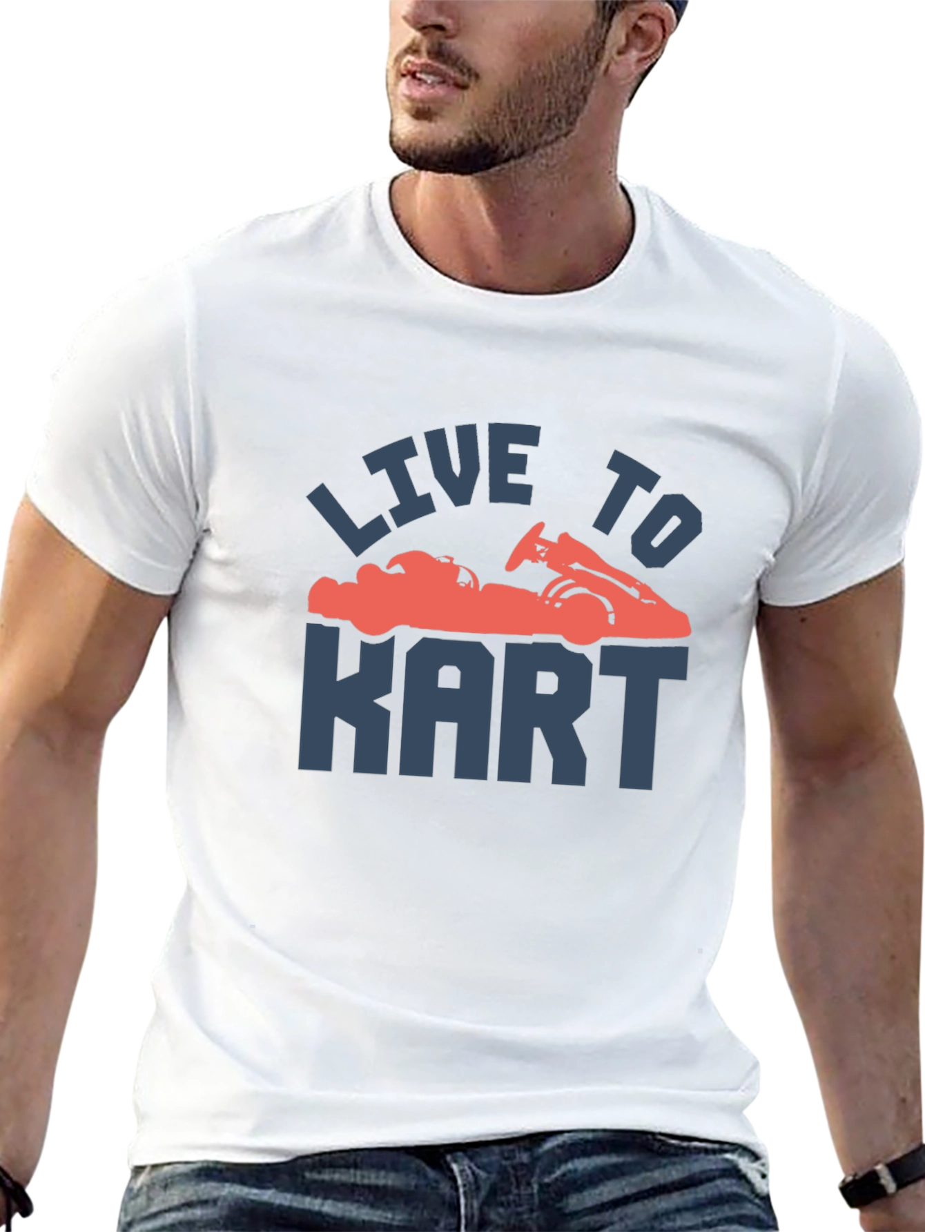 Live to Kart T-Shirt - Racing Kart Graphic Tee