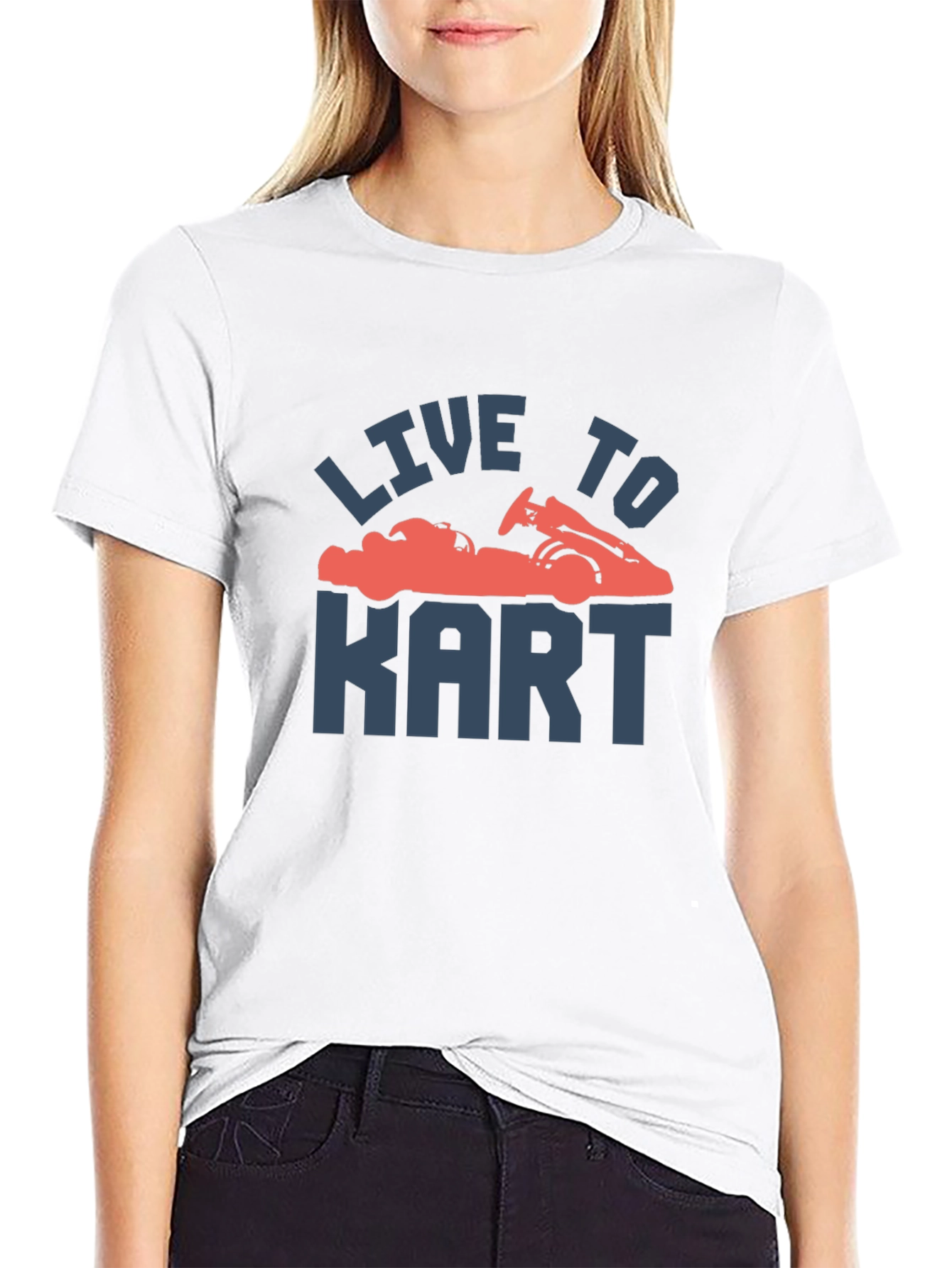 Live to Kart T-Shirt - Racing Kart Graphic Tee