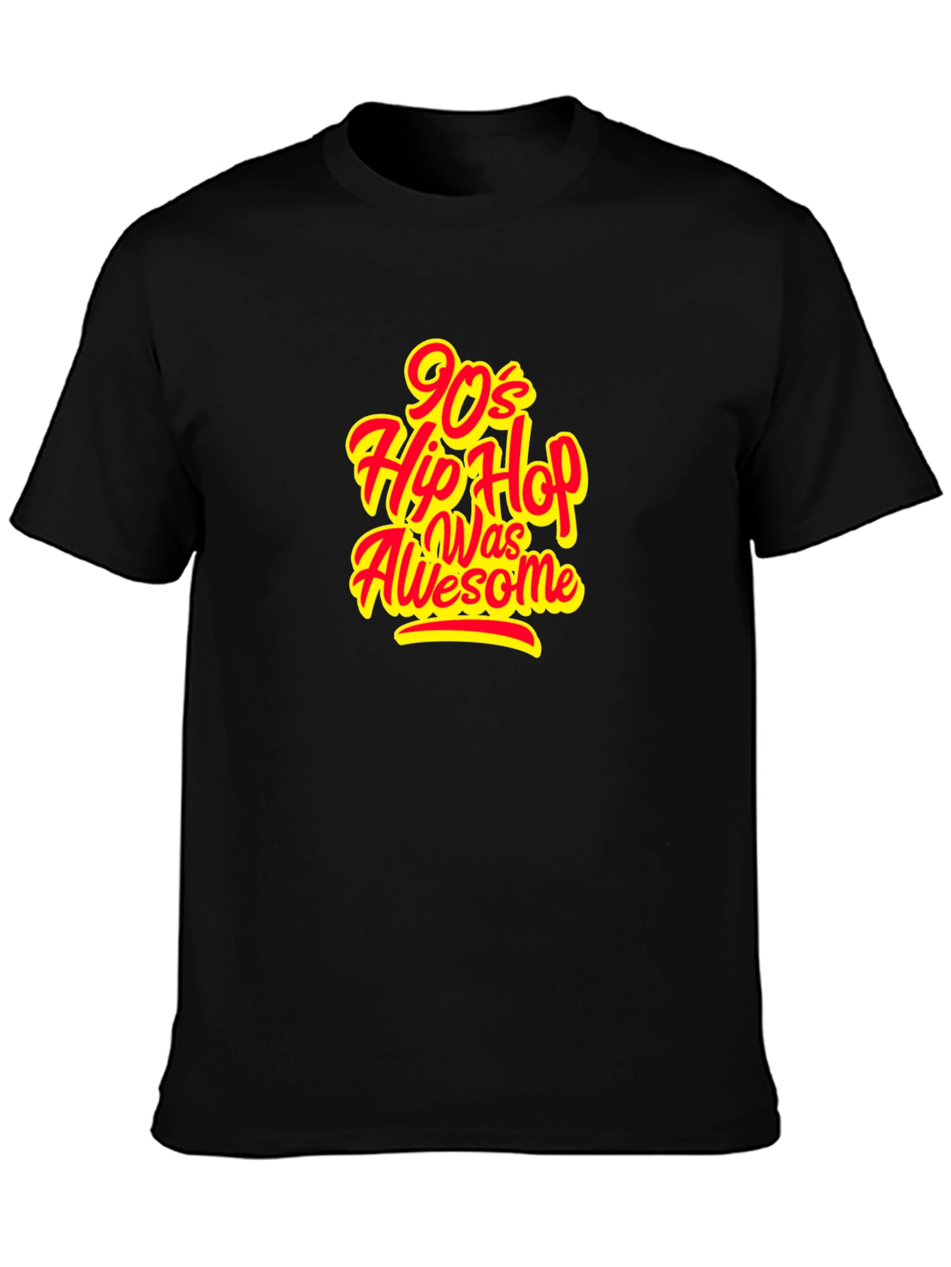90s Hip Hop T-Shirt - Black
