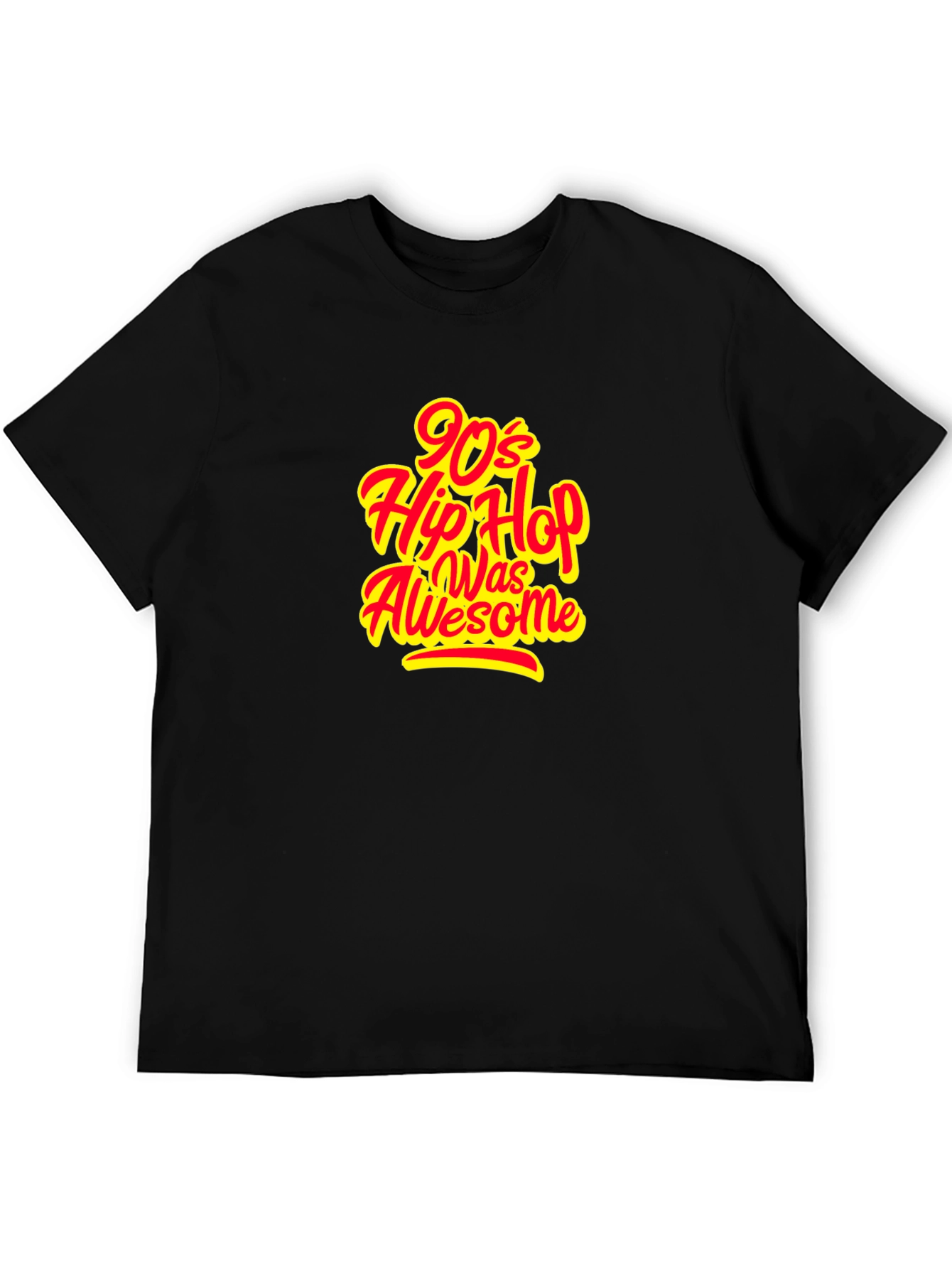 90s Hip Hop T-Shirt - Black