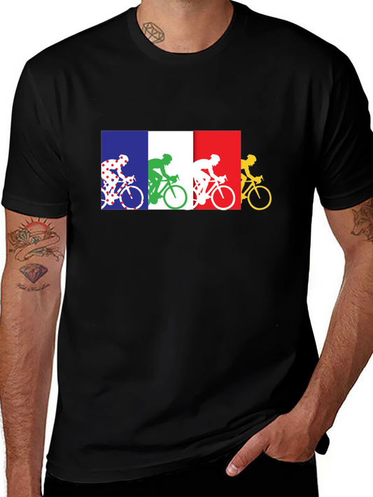 Cycling France Flag T-Shirt