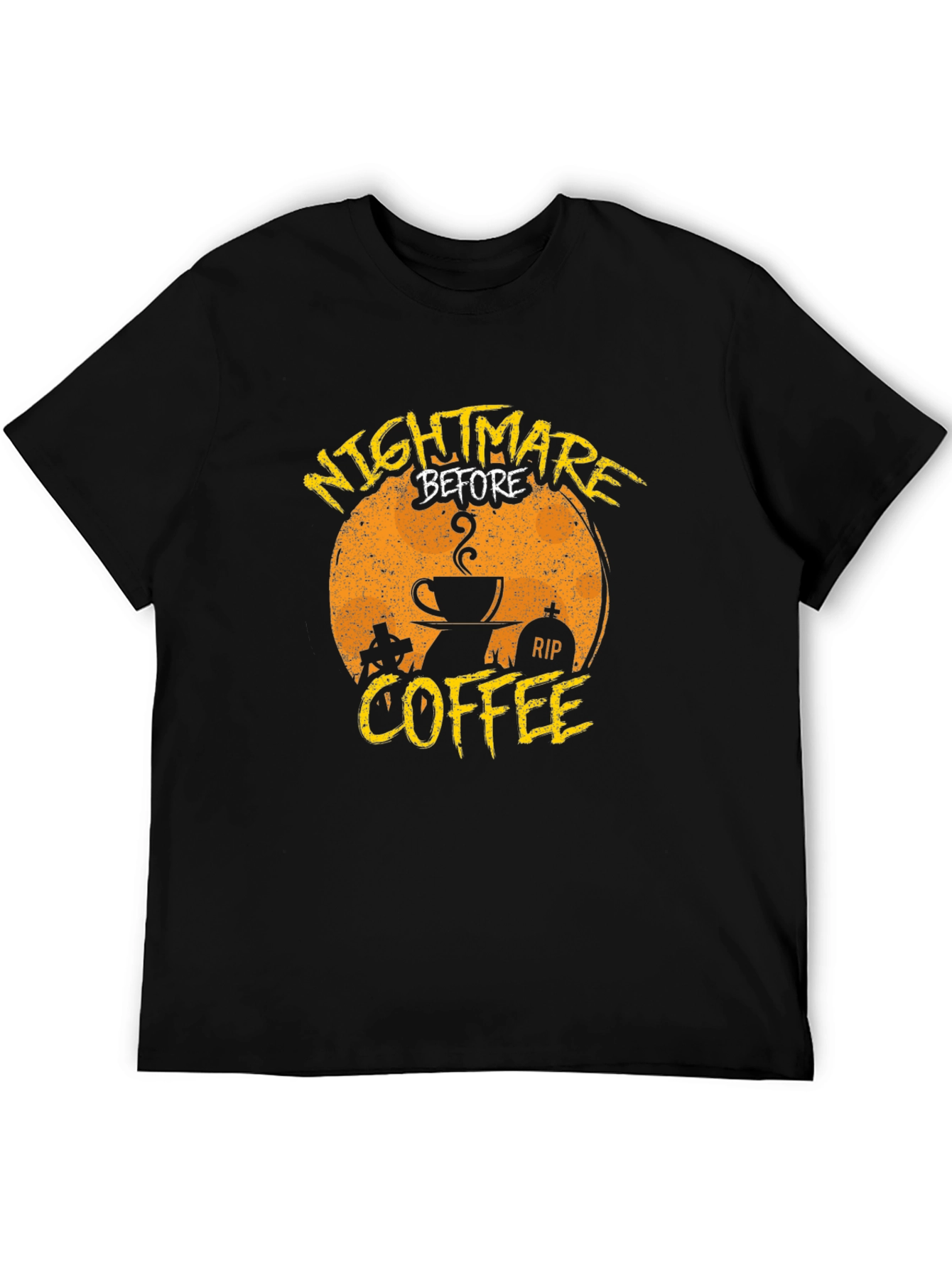 Nightmare Before Coffee Graphic T-Shirt