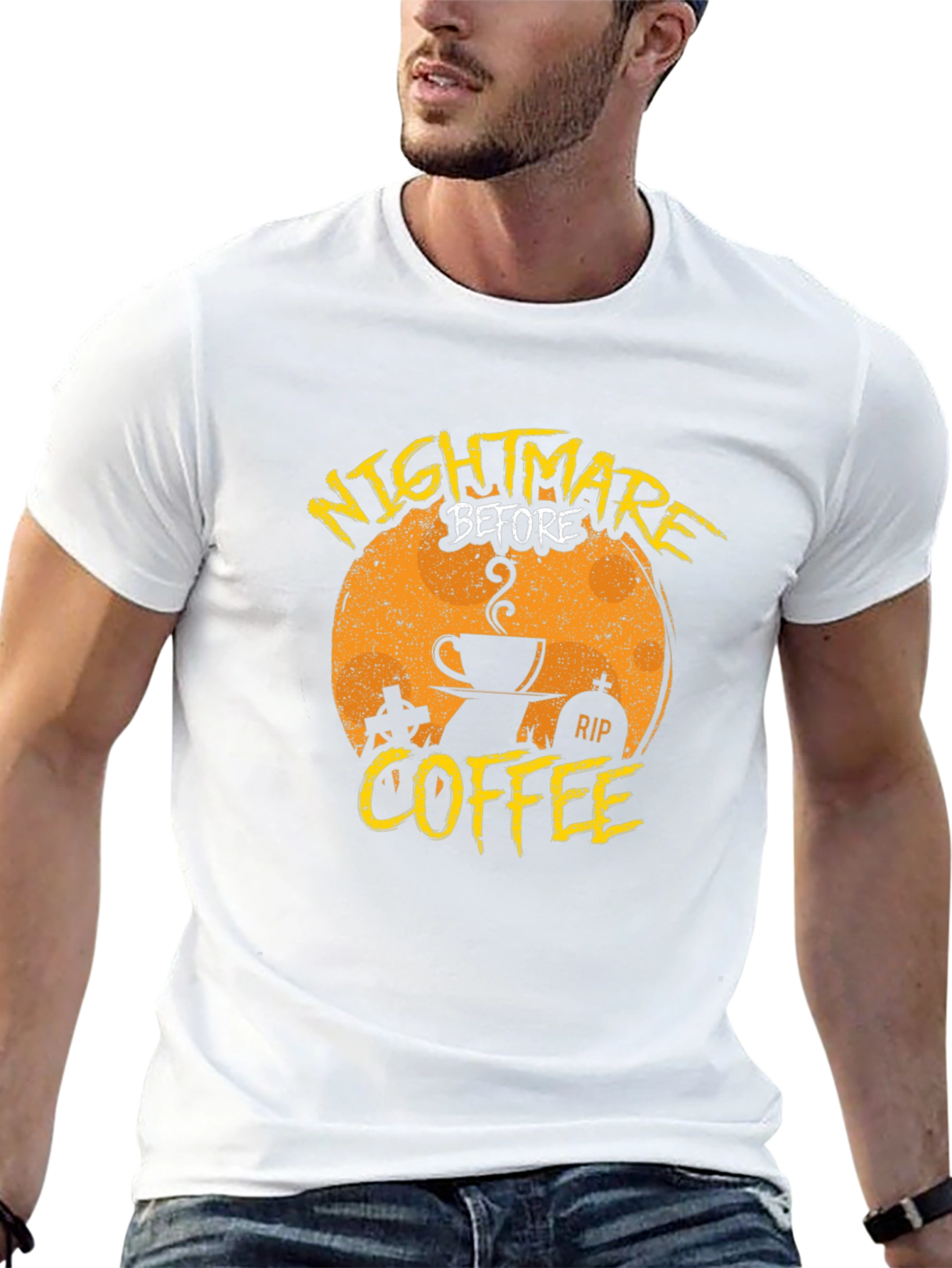 Nightmare Before Coffee Graphic T-Shirt