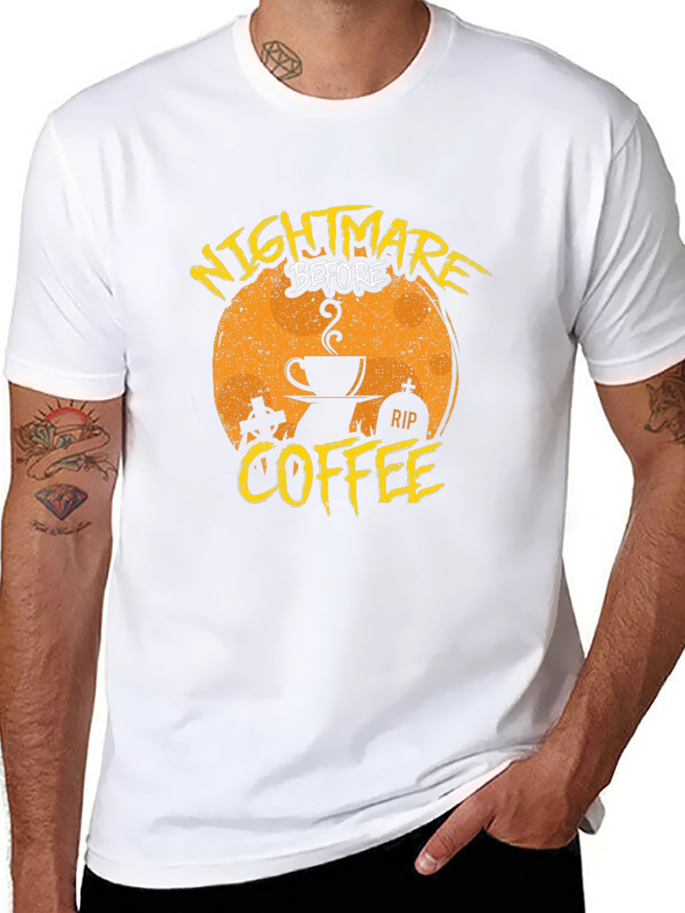 Nightmare Before Coffee Graphic T-Shirt