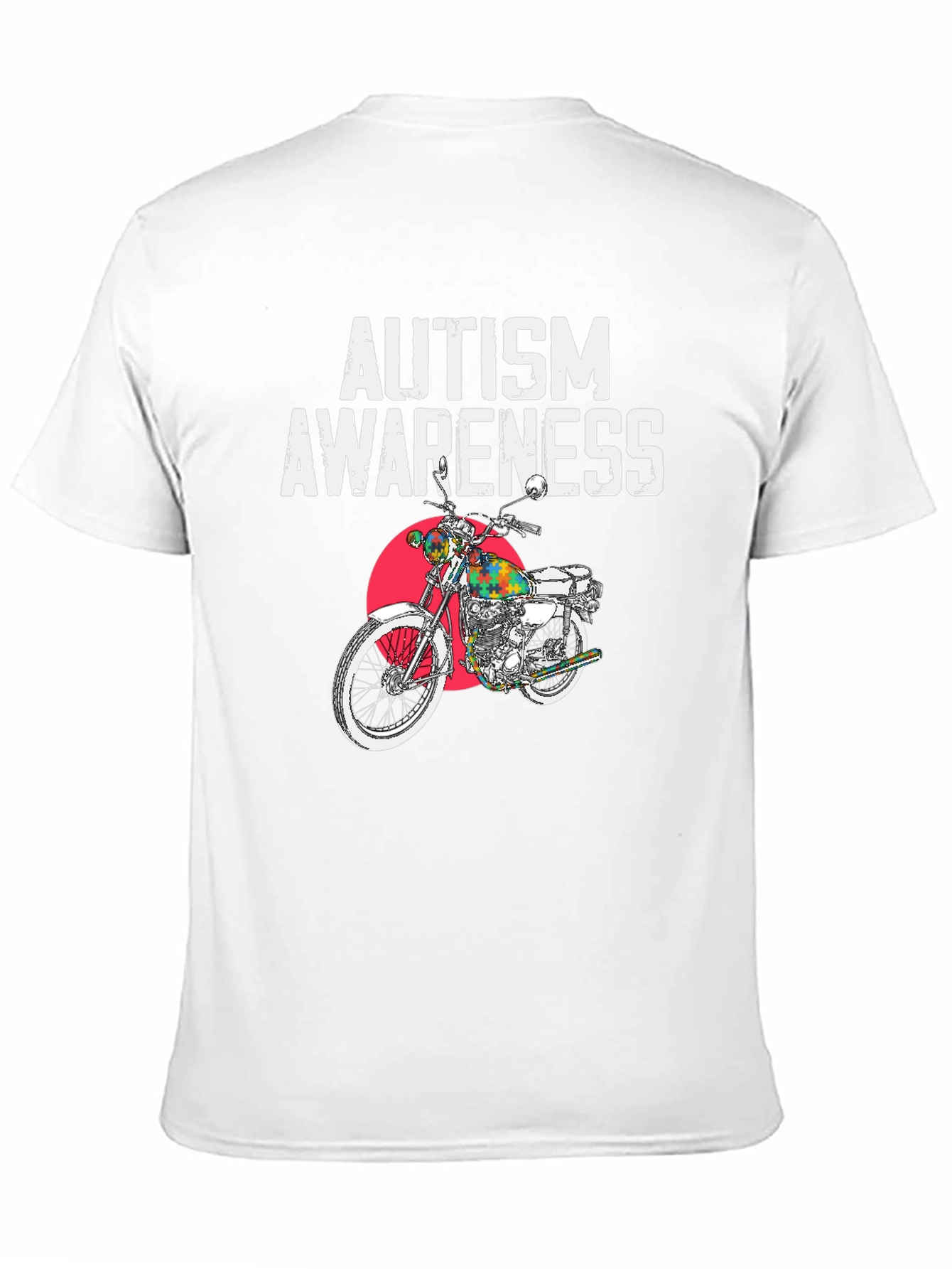 Autism Awareness Motorcycle T-Shirt