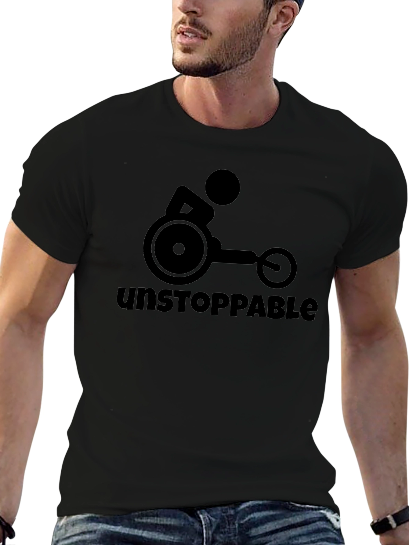 Unstoppable Wheelchair Graphic Tee