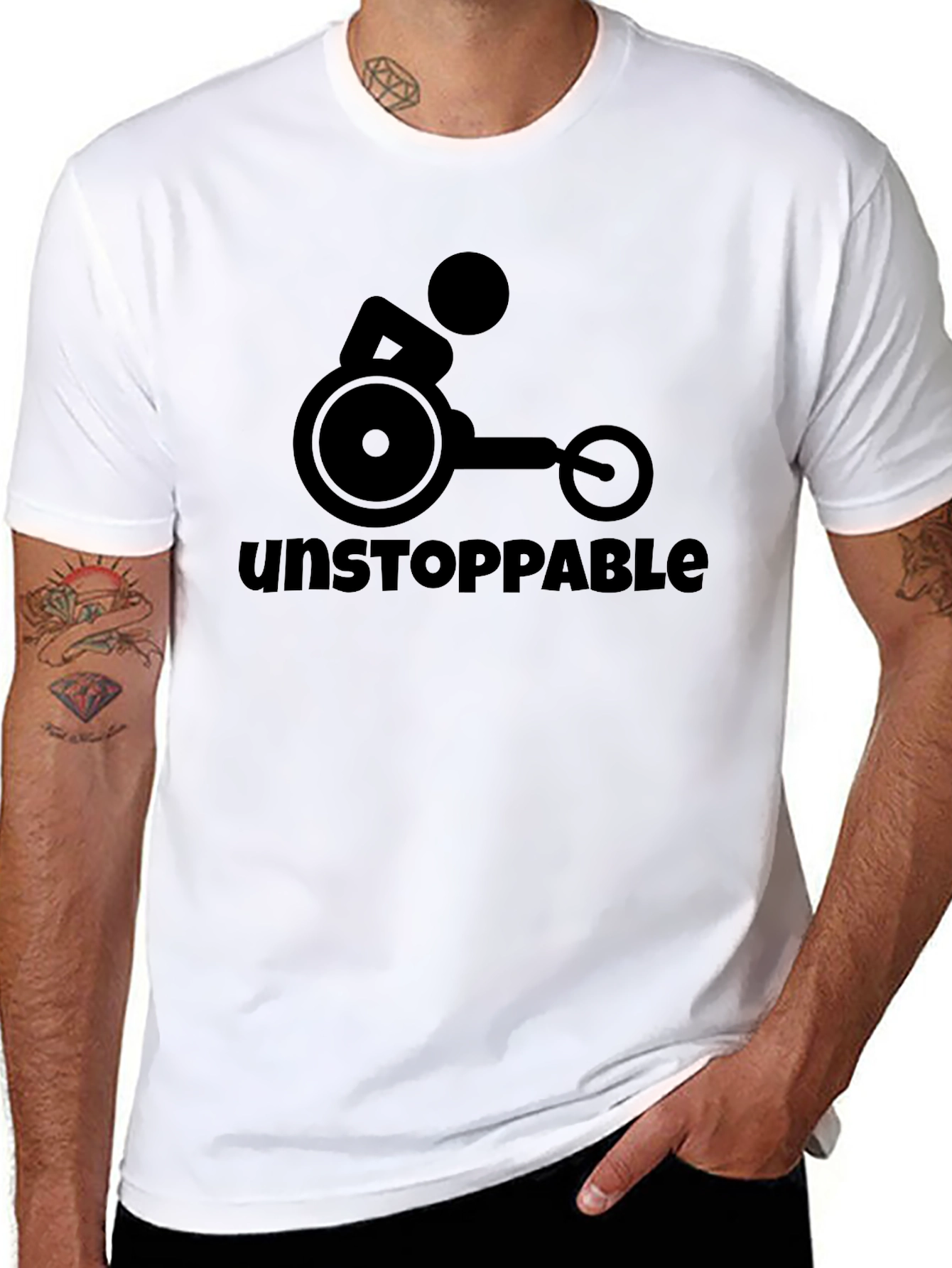 Unstoppable Wheelchair Graphic Tee