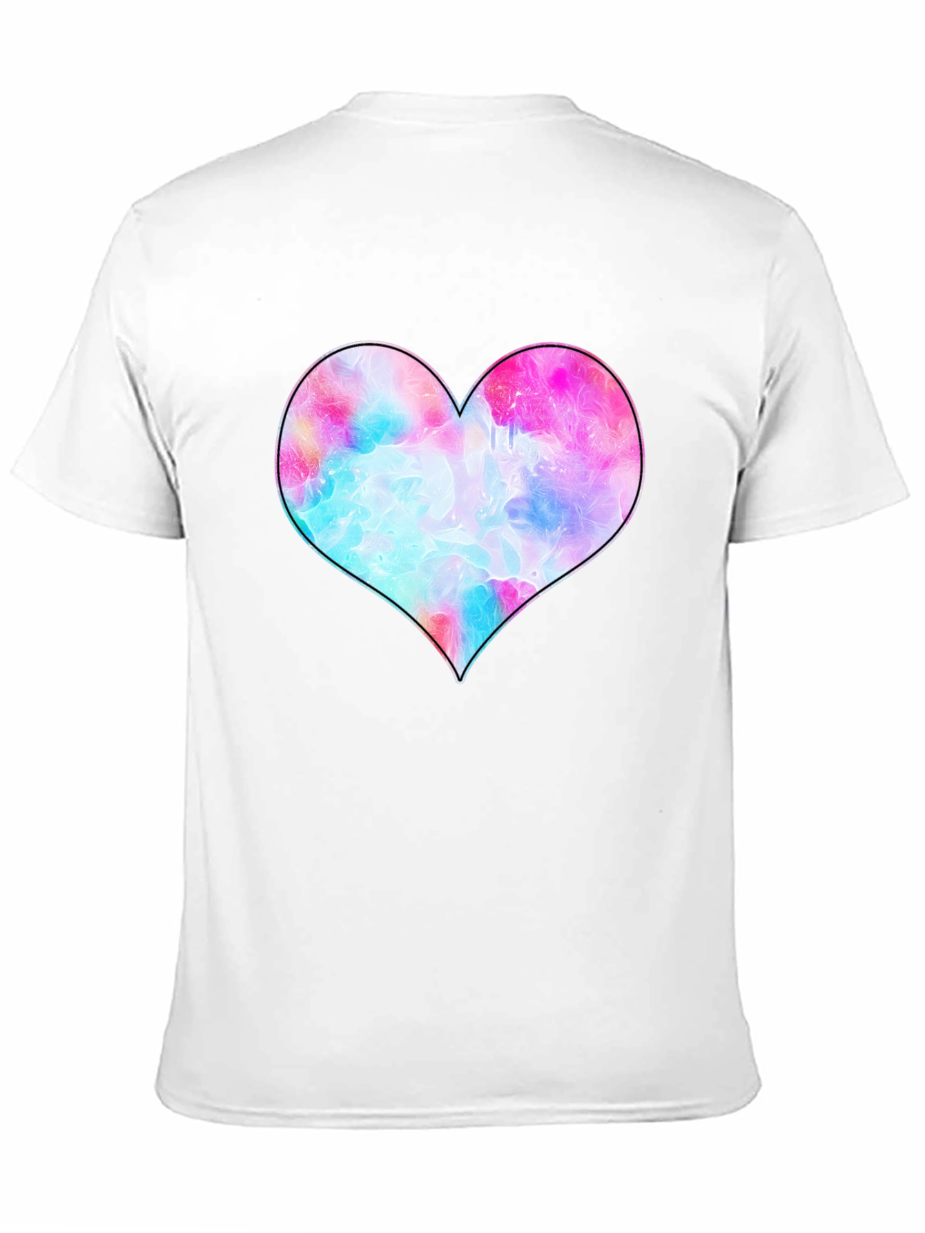 Heart Graphic Black T-Shirt