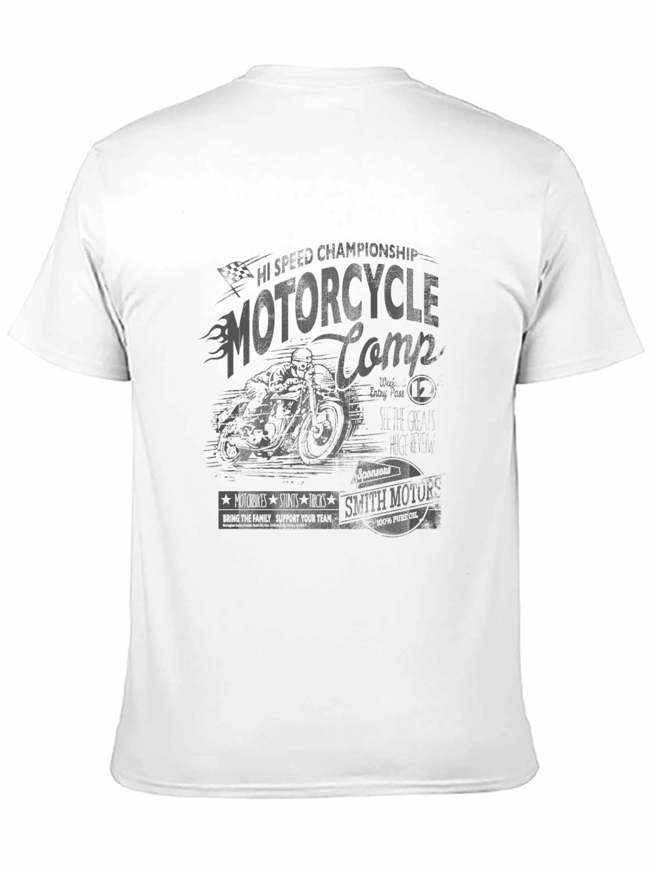 Retro Graphic Tee - Mens Black T-Shirt