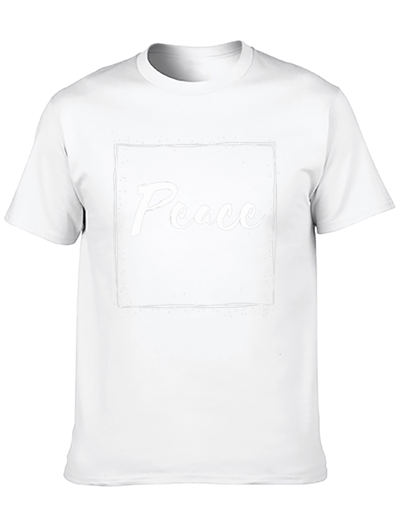 Peace Graphic Tee - Black Casual Shirt