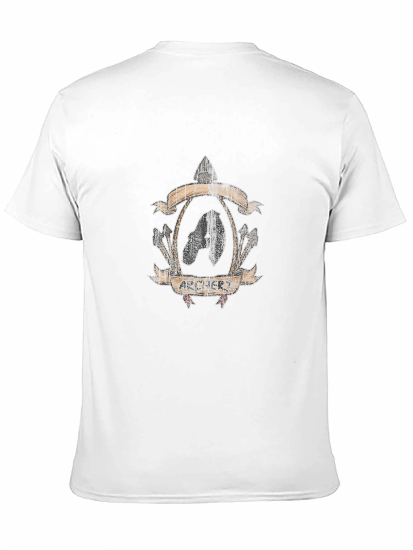 Archer Crest Graphic T-Shirt - Black