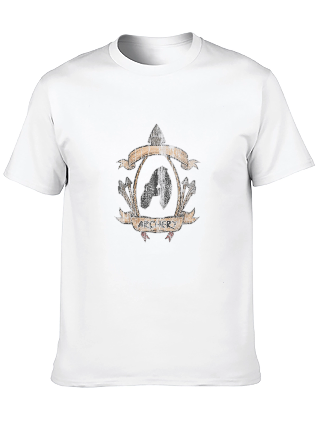 Archer Crest Graphic T-Shirt - Black