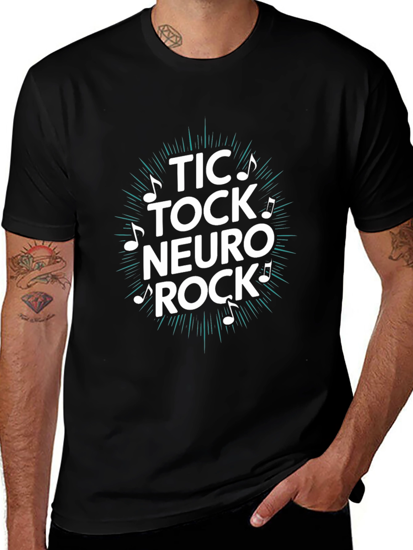 Tic Tock Neuro Rock Graphic Tee