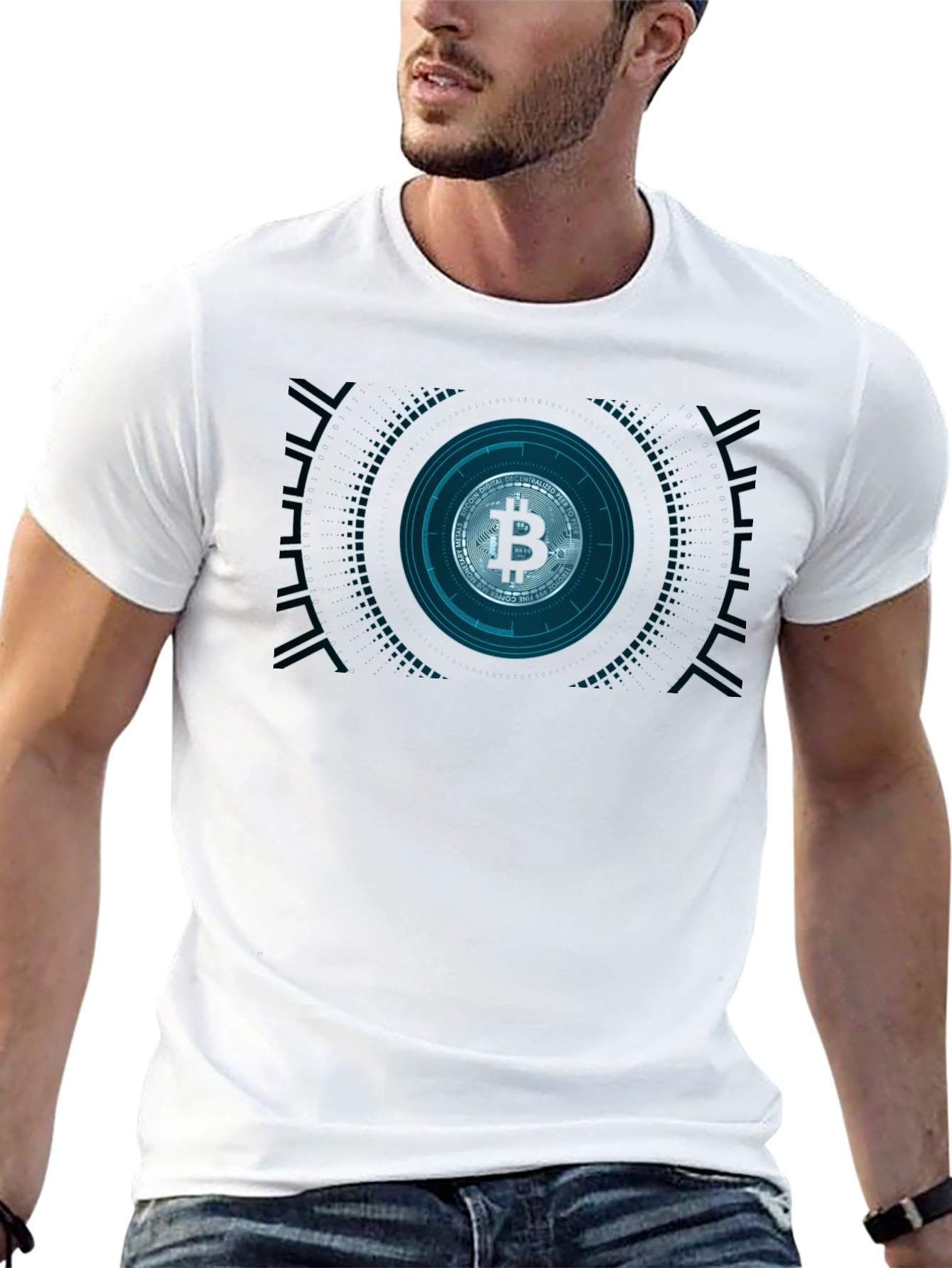 Bitcoin Tech Black T-Shirt