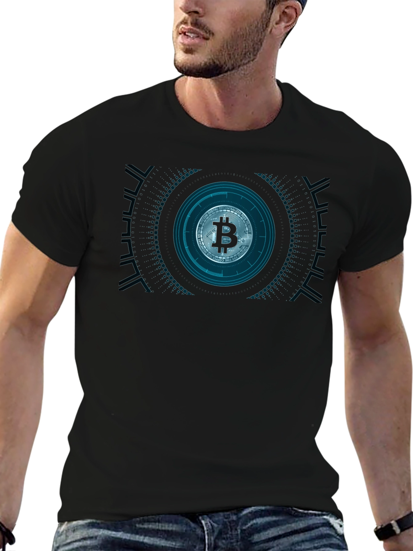 Bitcoin Tech Black T-Shirt