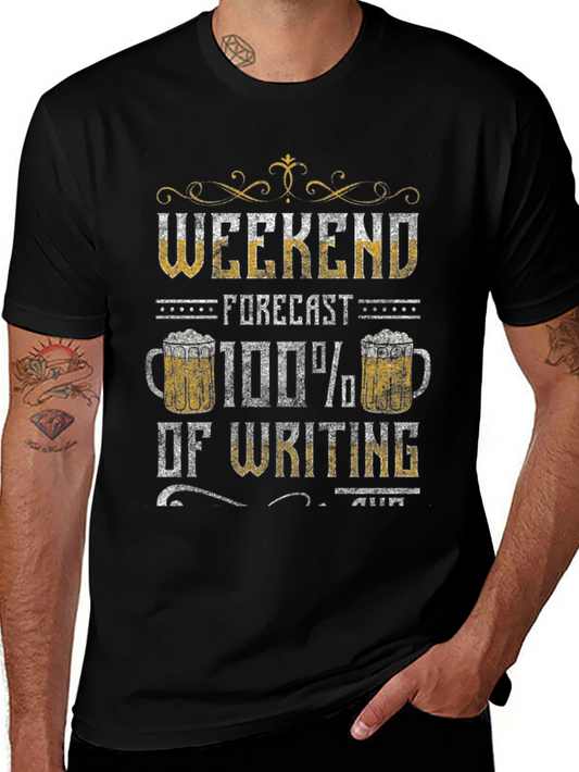 Weekend Forecast Writing Tee