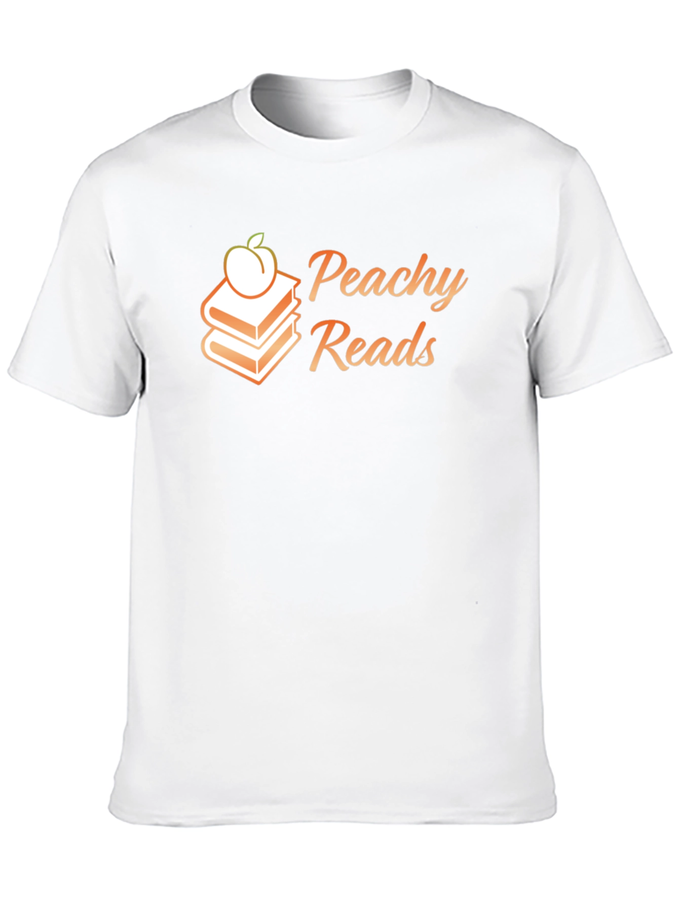 Peachy Reads Black Graphic Tee Shirt