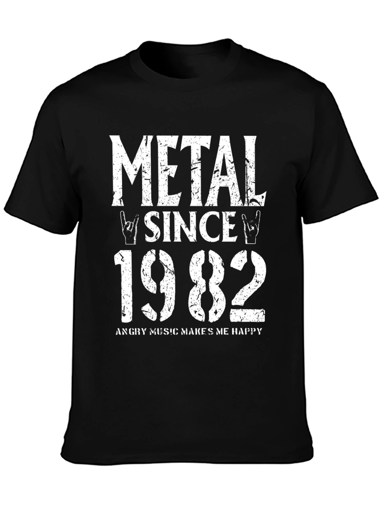 Metal Since 1982 T-Shirt Angry Music Tee
