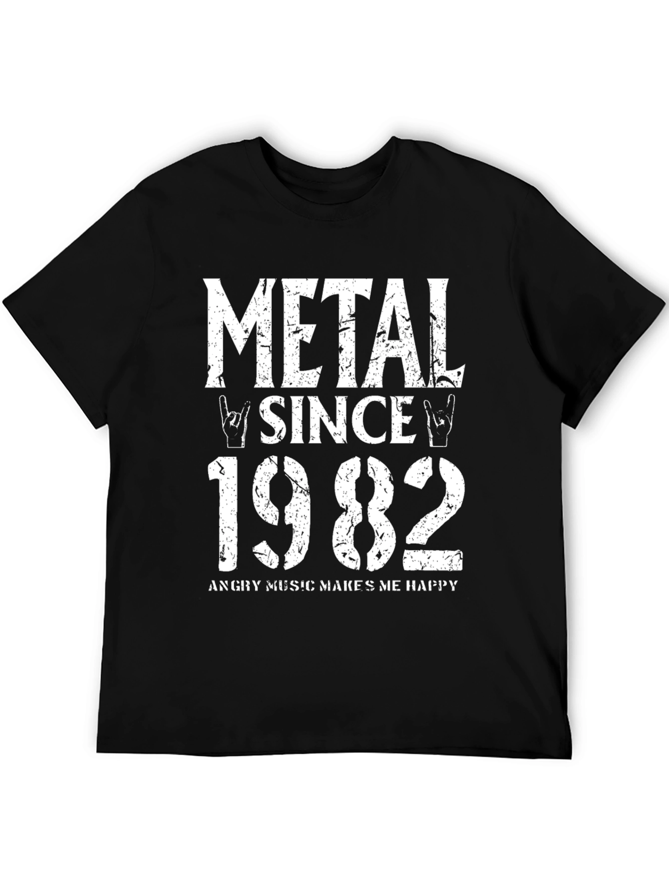 Metal Since 1982 T-Shirt Angry Music Tee