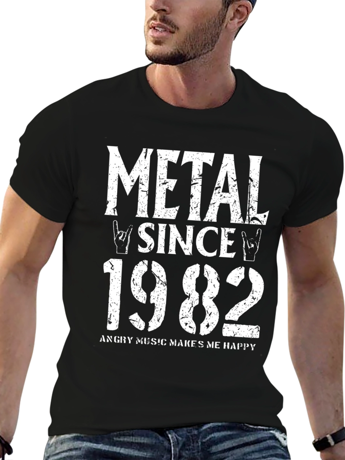 Metal Since 1982 T-Shirt Angry Music Tee