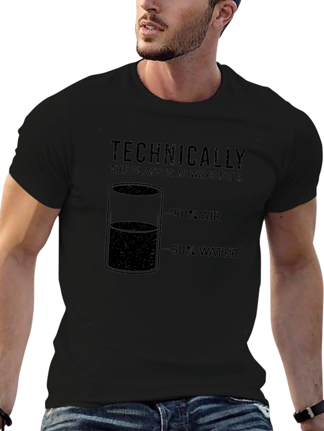 Technically Full T-Shirt - Funny Science Tee