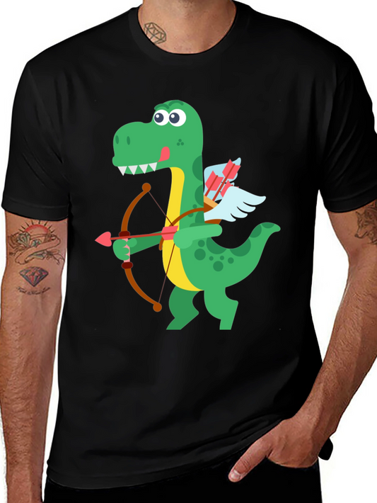 Dino Cupid T-Shirt - Valentines Day Gift