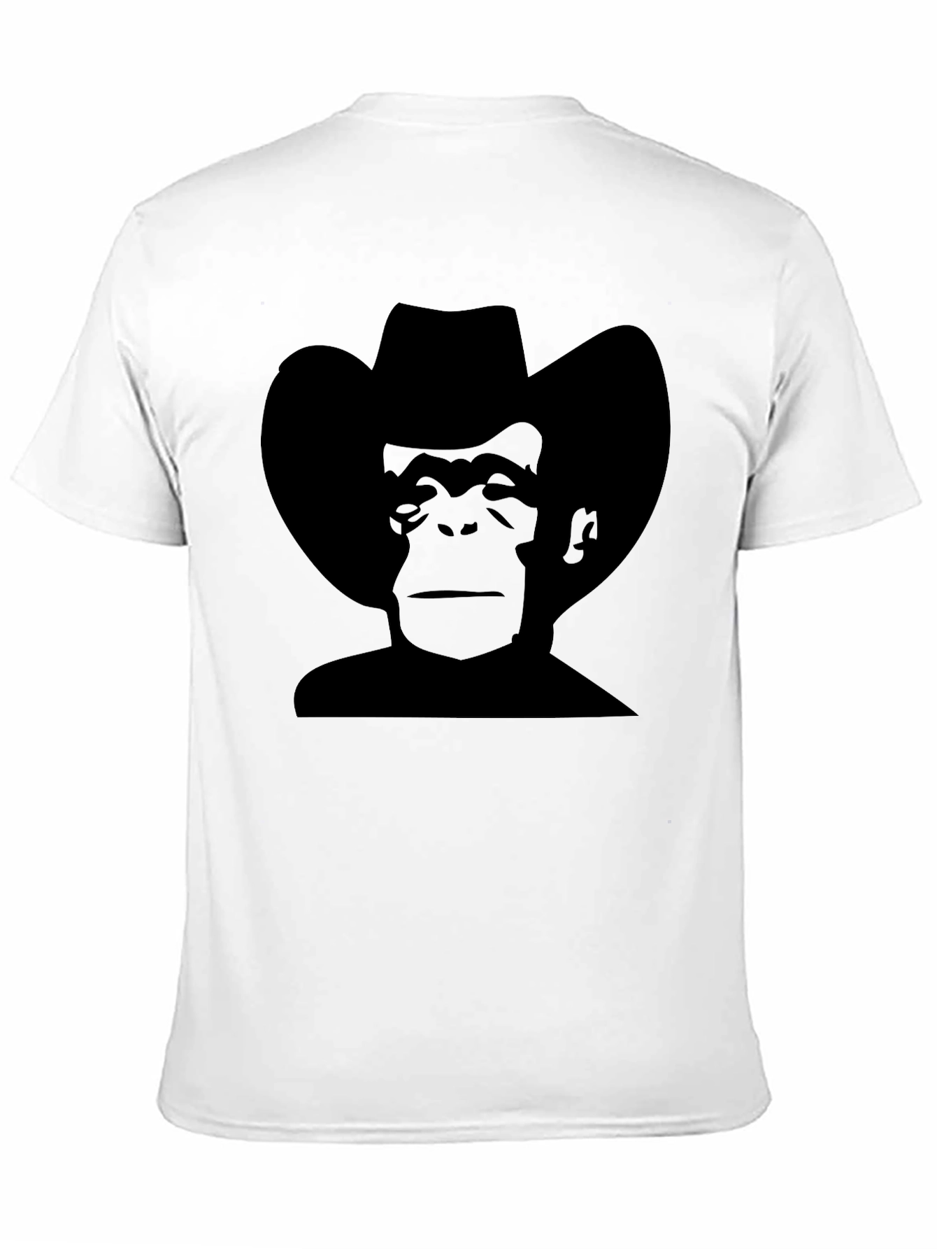 Cowboy Monkey Black T-Shirt