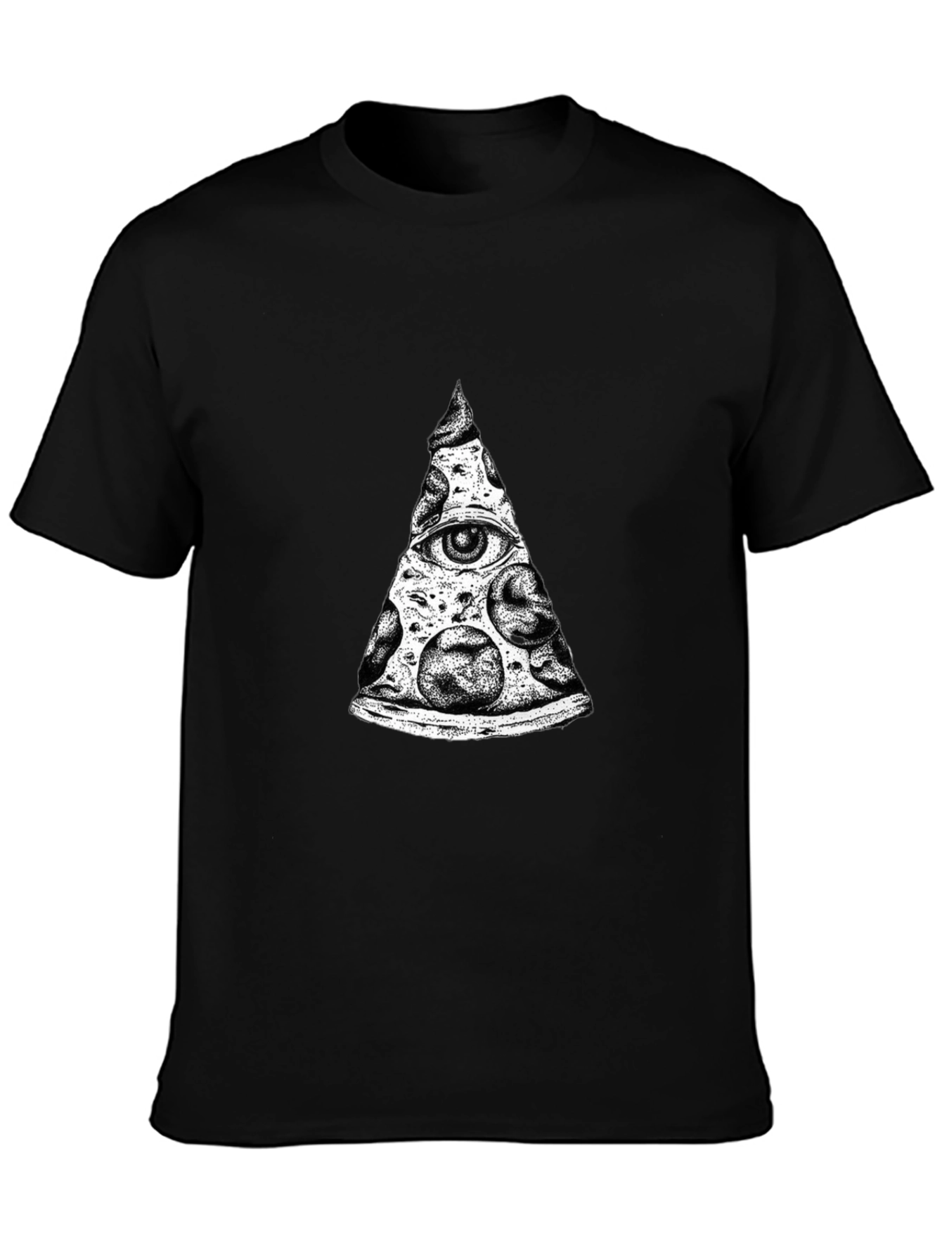 Pizza Illuminati T-Shirt - Eye See You Slice